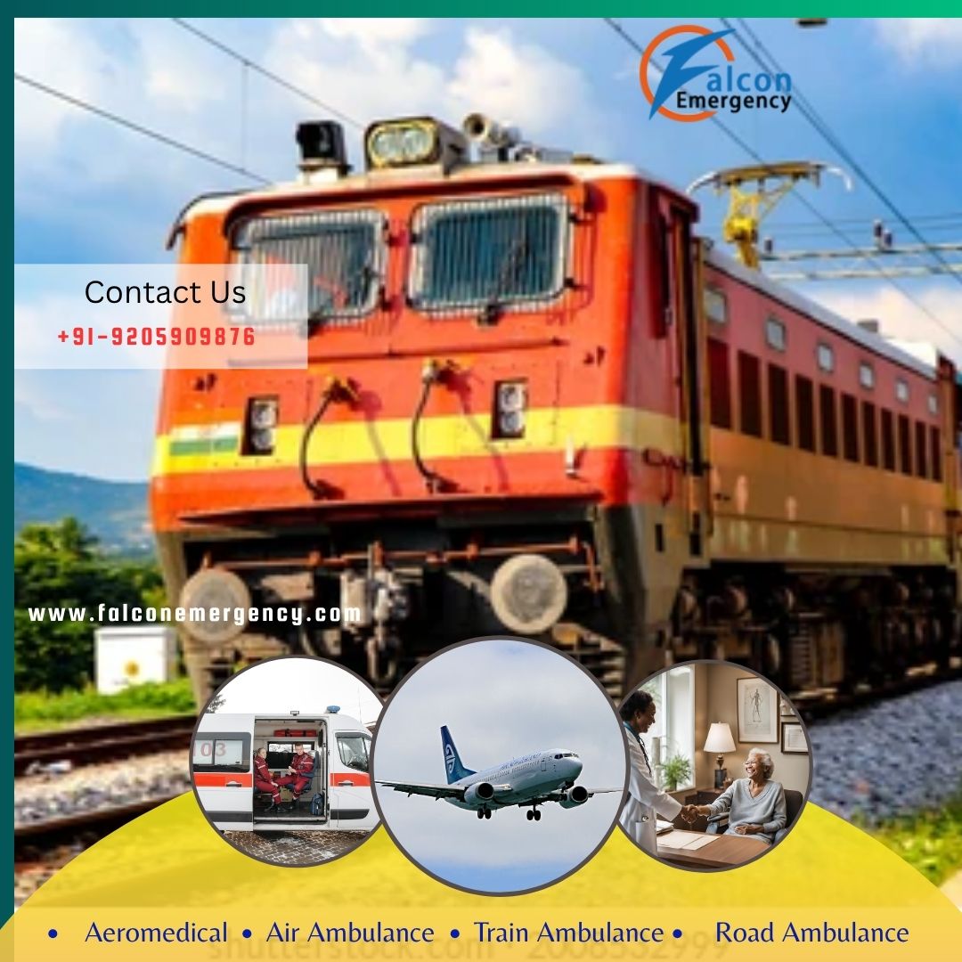 Always Choose The Falc Emergency Train Ambulance In Ranchi For A Quick And Timely Arrival