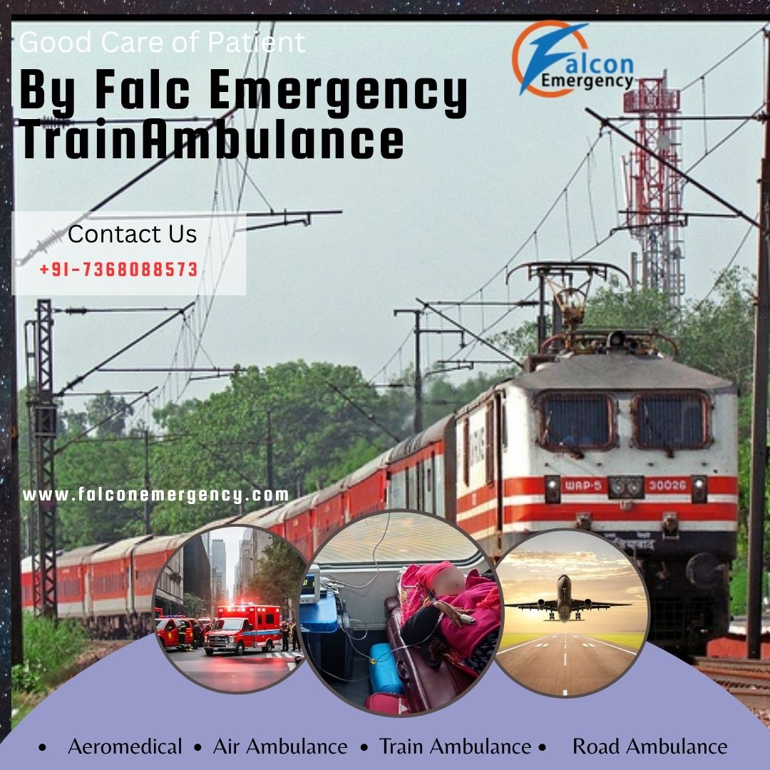 Pick Falc Emergency Train Ambulance in Kolkata for easy patient transfer