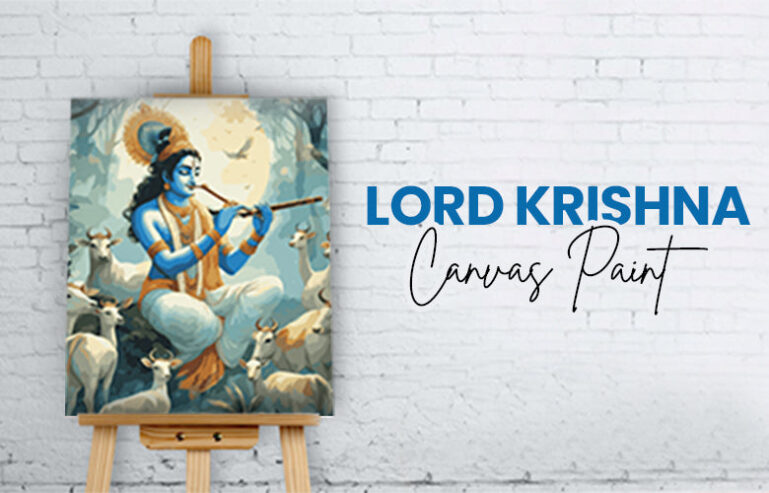Buy Krishna Paint By Numbers Kit – Divine DIY Art for All Ages