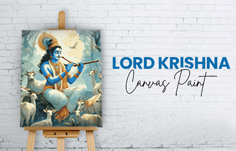 Buy Krishna Paint By Numbers Kit – Divine DIY Art for All Ages