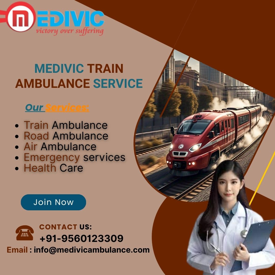 Utility Medivic Train Ambulance in Mumbai is a helping hand for families dealing with health issues