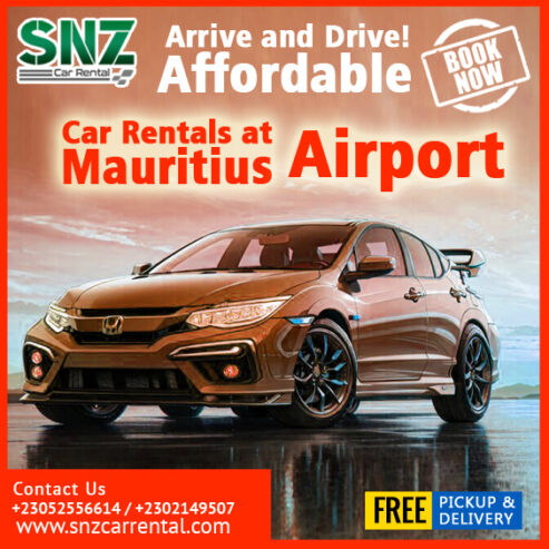 Car Rental in Mauritius Airport.