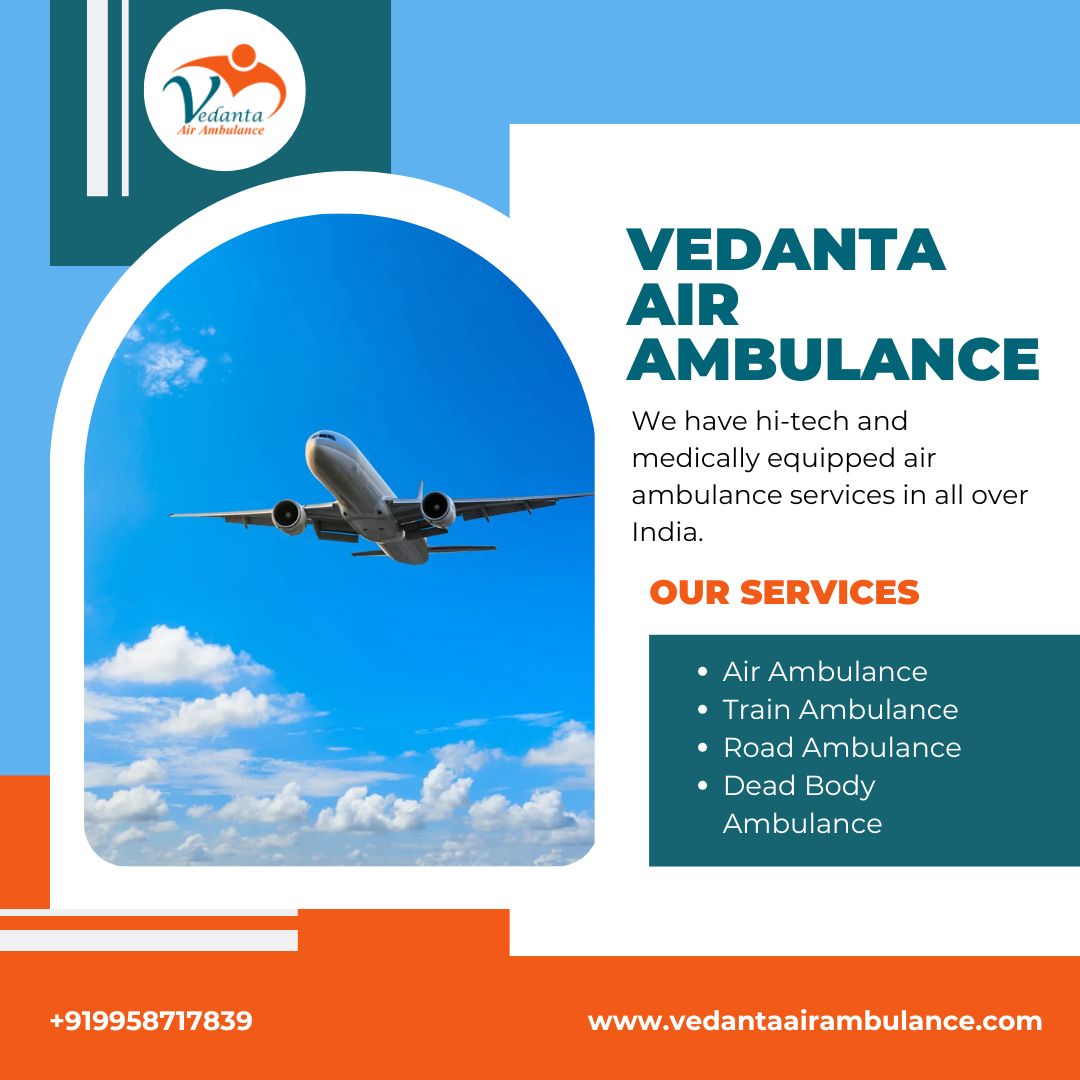 Trusted Air Ambulance with Perfect Medical System from Patna