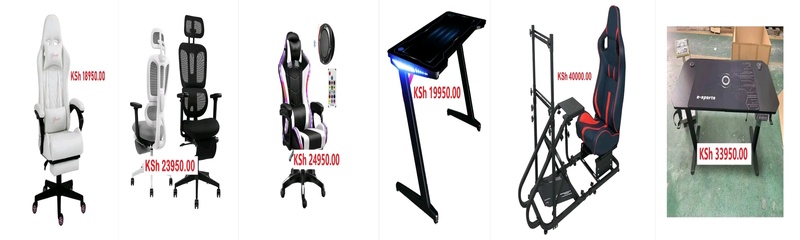 Brand new gaming chairs and tables
