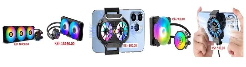 New liquid CPU and GPU coolers
