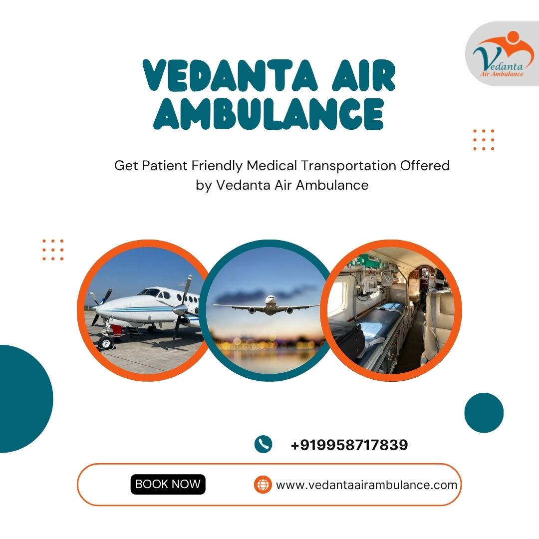 Air Ambulance from Patna with all types of Medical Machinery