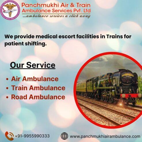 Use a Train Ambulance from Kolkata with Excellent Medical Assistance