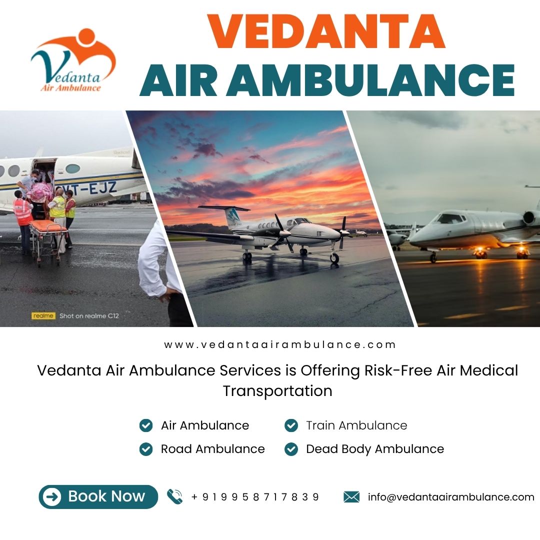 An Air Ambulance with Superior Medical Features from Kolkata