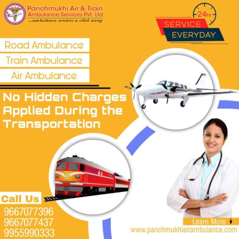 With a World-Class ICU, Take a Charter Air Ambulance from Patna by Panchmukhi