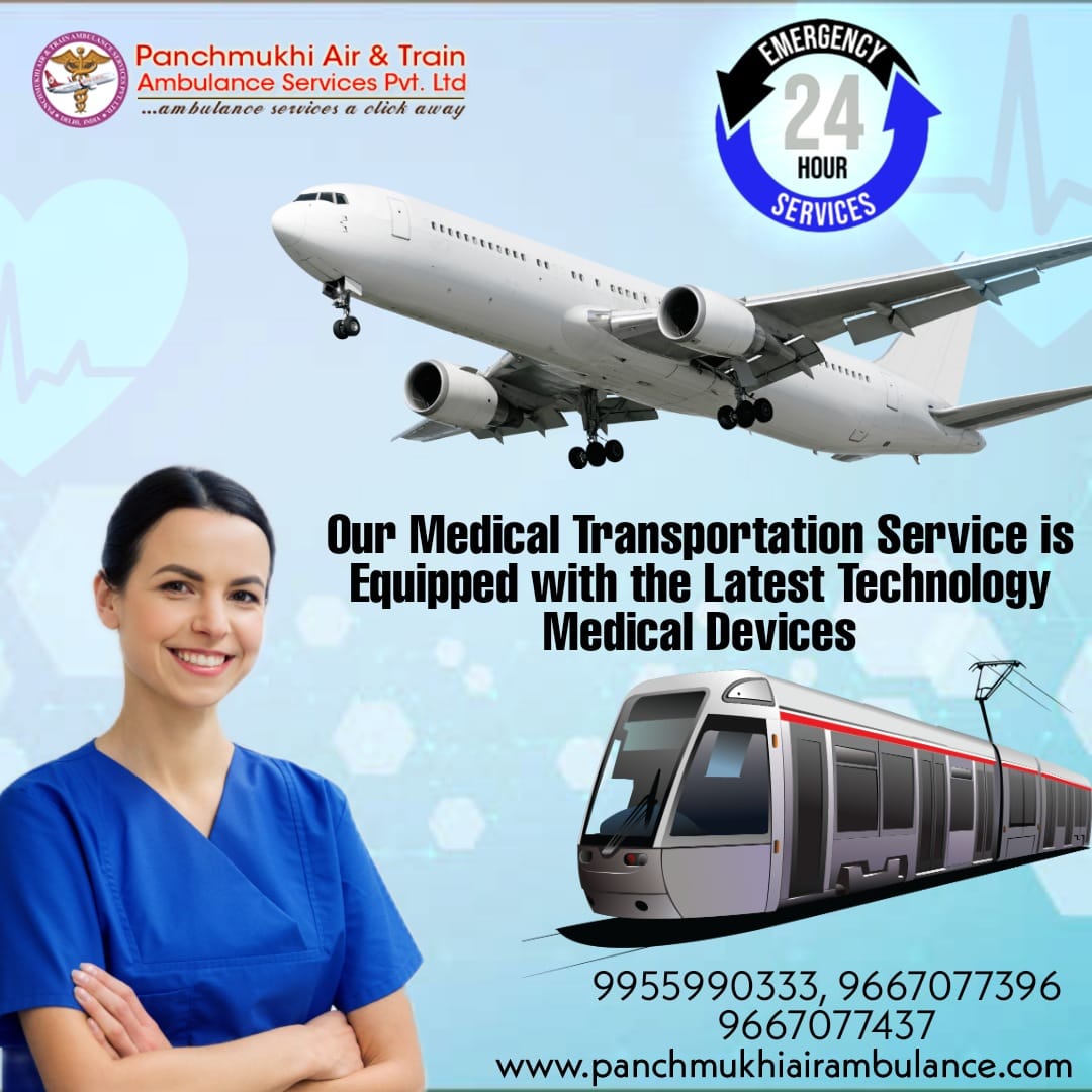 With Well Organised Medical Setup, Hire a Superior Air Ambulance from Mumbai by Panchmukhi