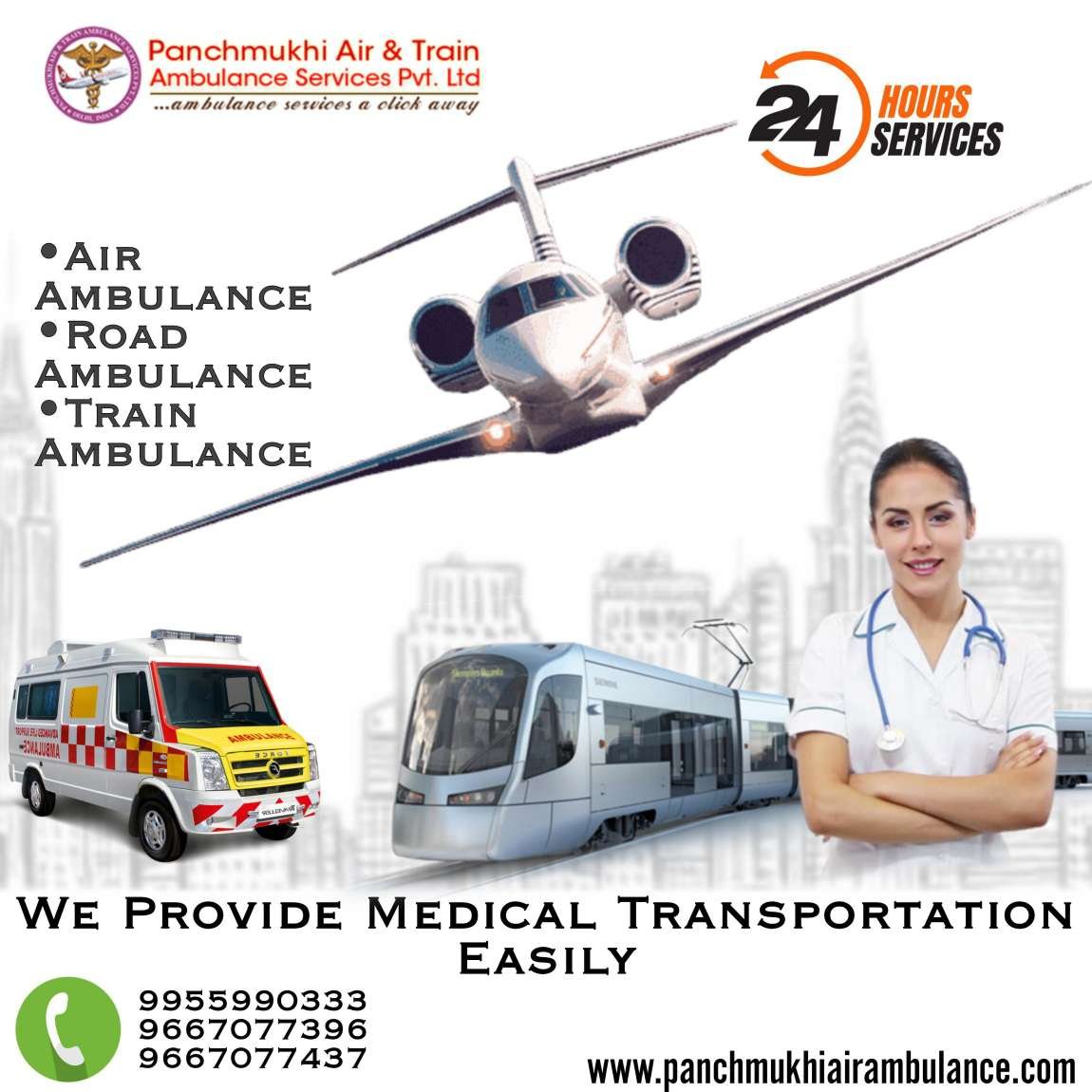 With Masterly Medical Facility, Take an Air Ambulance from Hyderabad by Panchmukhi