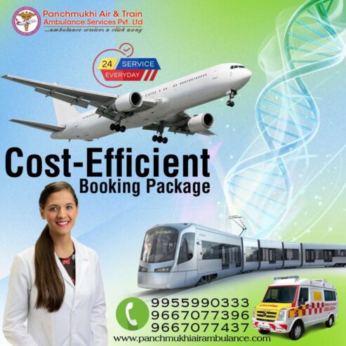 Take an Air Ambulance in Guwahati for Emergency Evacuation in Minimal Time by Panchmukhi