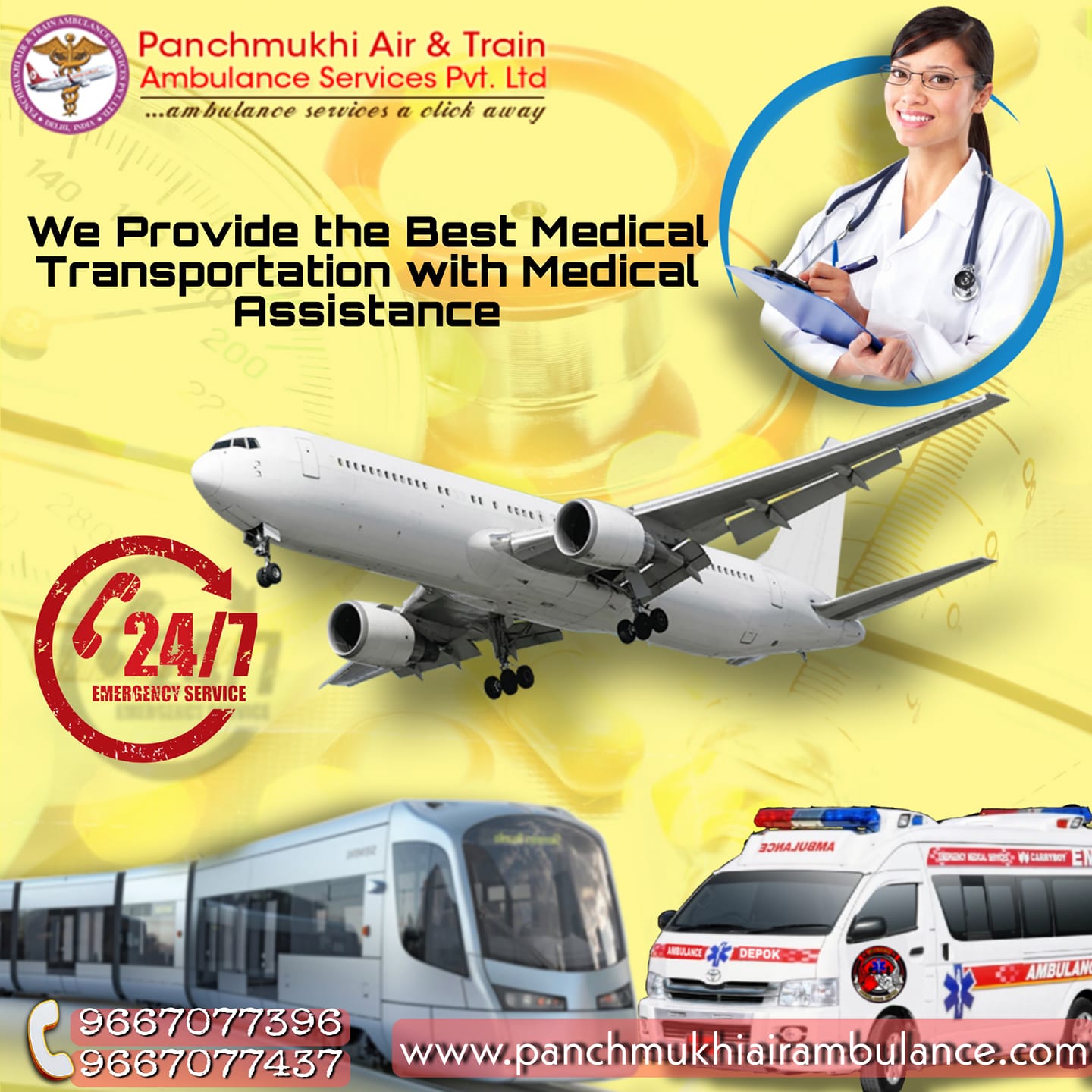 With Medic Tools, Hire the Most Advanced Air Ambulance in Mumbai by Panchmukhi