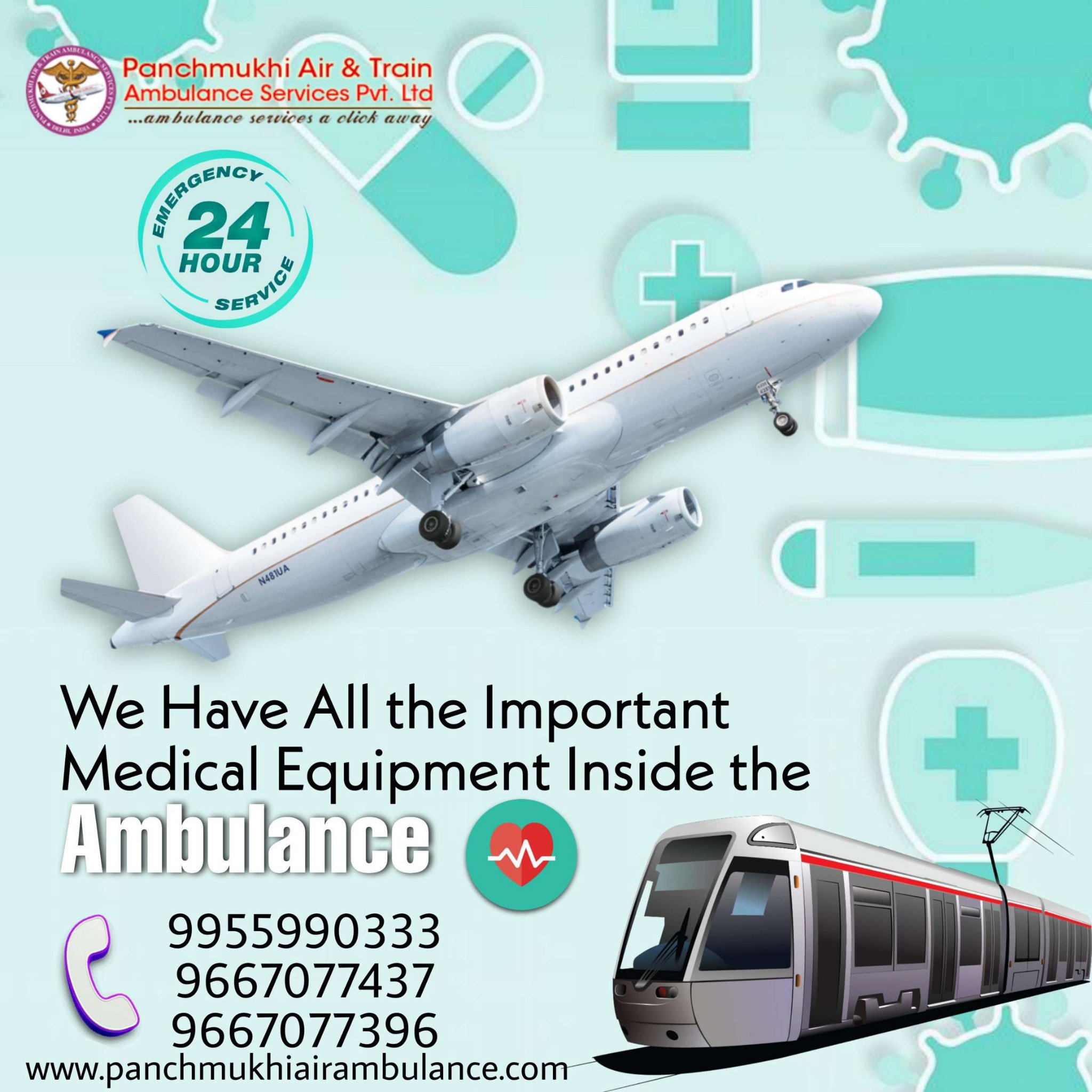 Get an Affordable Air Ambulance in Chennai with a High-tech ICU Facility by Panchmukhi