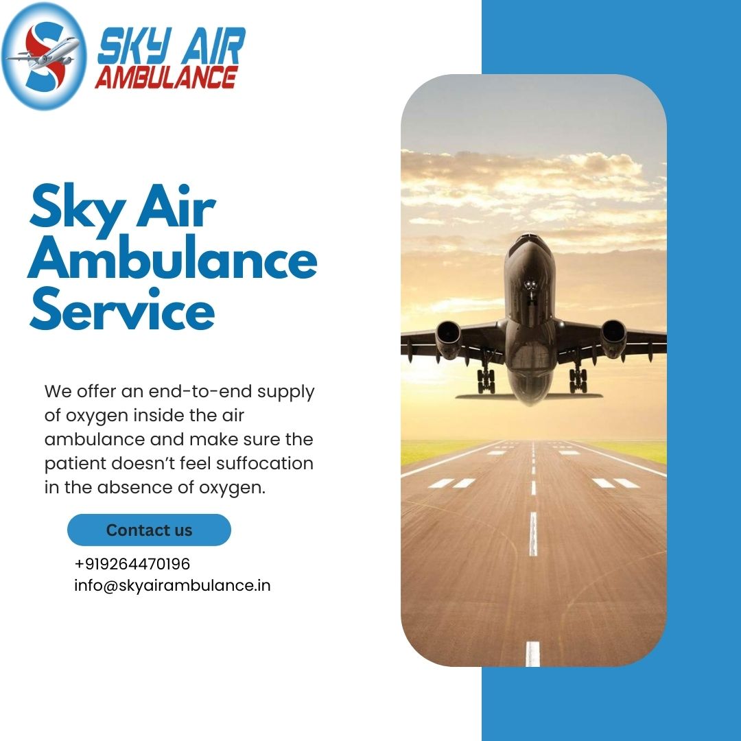 Use Sky Air Ambulance from Patna to Delhi for unexpected transportation