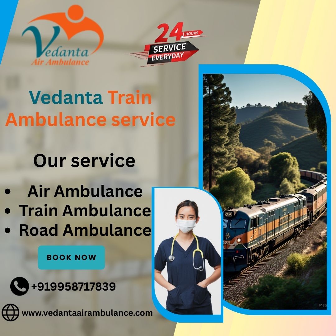 The Vedanta Train Ambulance in Siliguri is extremely helpful in transporting the patient safely to the desired destination