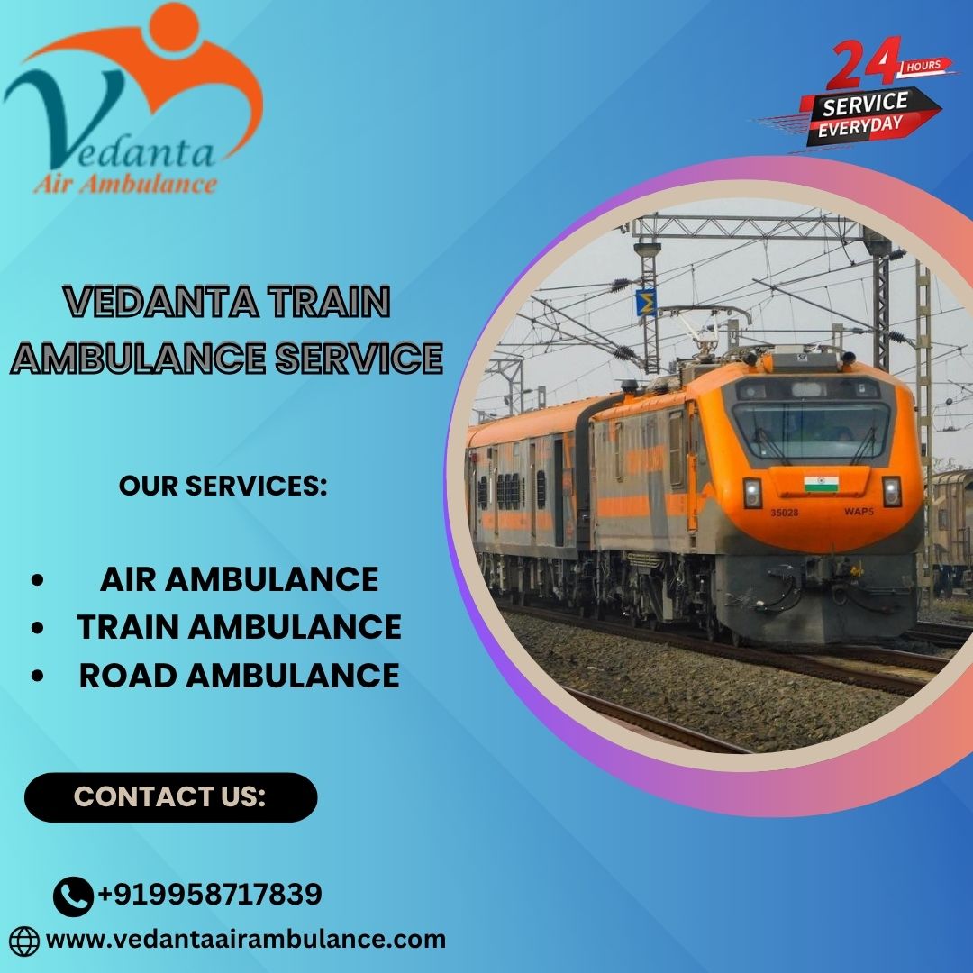 Vedanta Train Ambulance provides the best medical equipment from Bhopal
