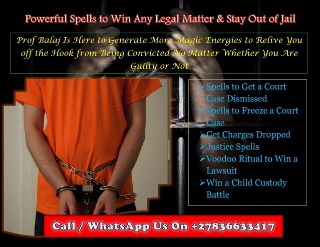 Real Court Case Spell Caster in USA – Win Any Legal Battle Fast with Powerful Court Case Spells +27836633417