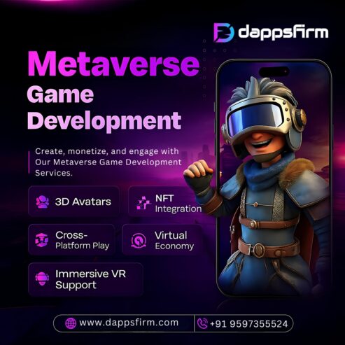 Next-Gen Metaverse Game Development Backed by Cutting-Edge Blockchain Tech