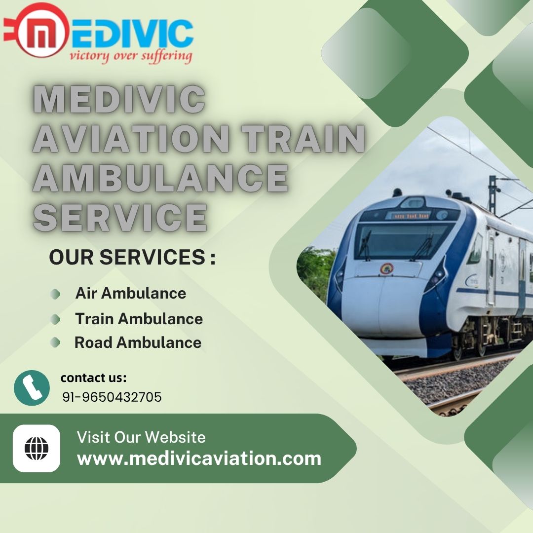 Medivic Aviation Train Ambulance Services in Mumbai Delivers Exceptional Care during Transit