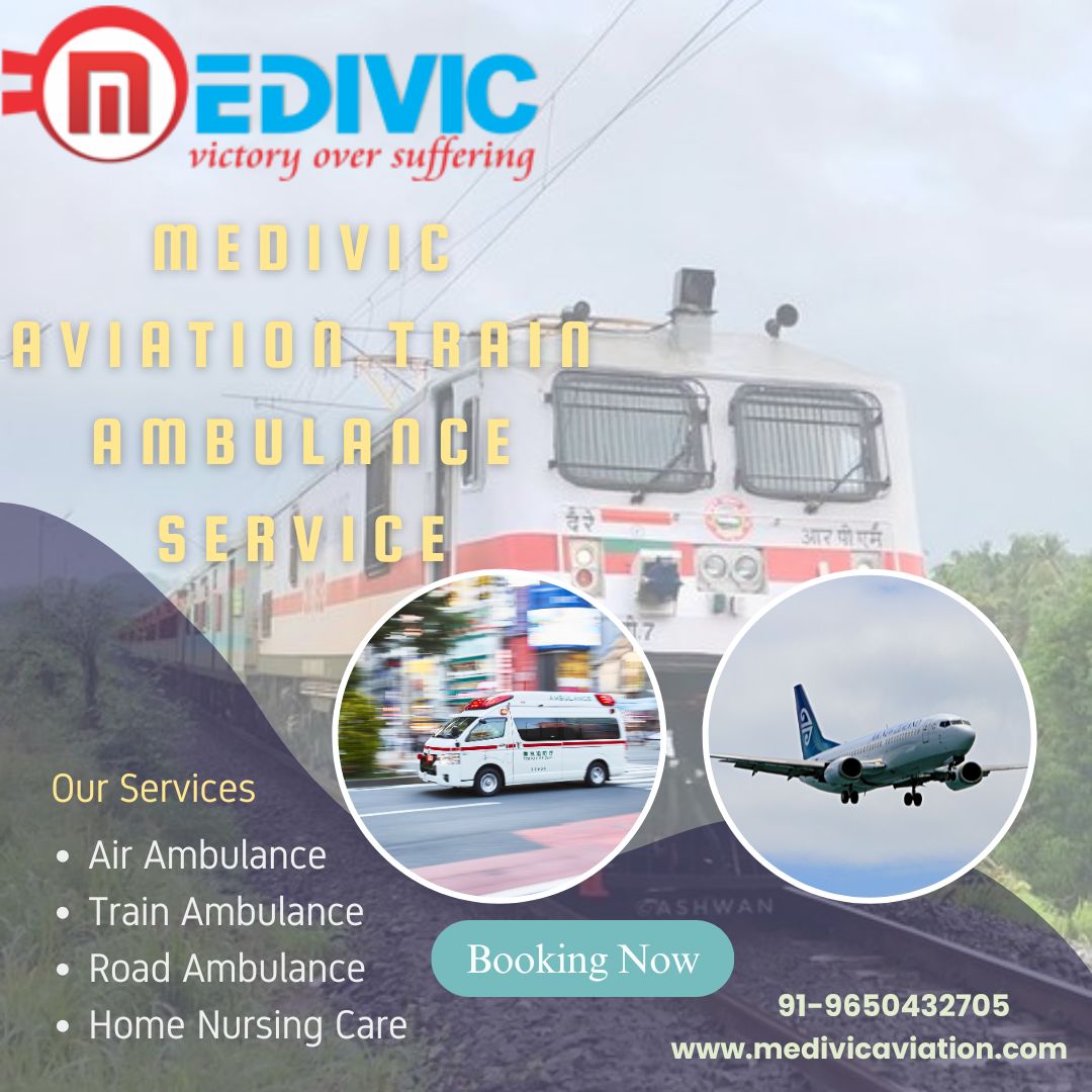 Medivic Aviation Train Ambulance in Mumbai Is the Most Reliable Medical Transportation Provider