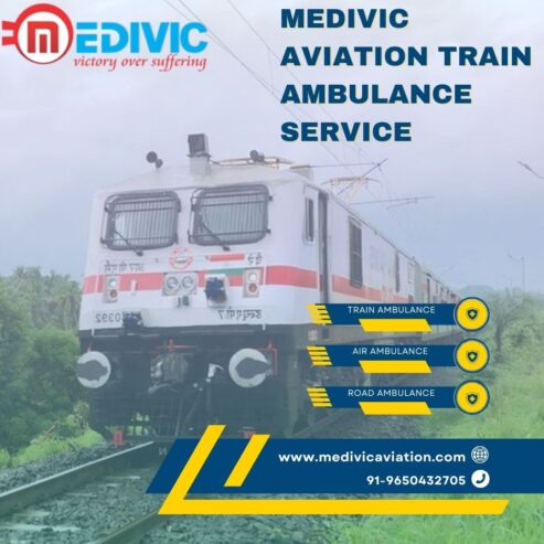 Medivac Aviation Train Ambulance in Delhi Guarantees Smooth Transfers for Critical Patients