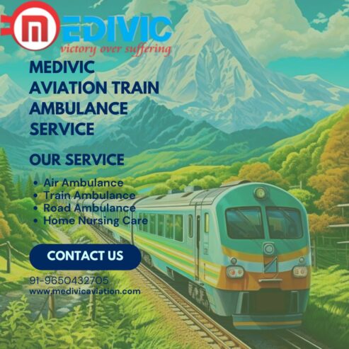 Medivic Aviation Train Ambulance in Kolkata Provides Quick Assistance in Patient Transfer