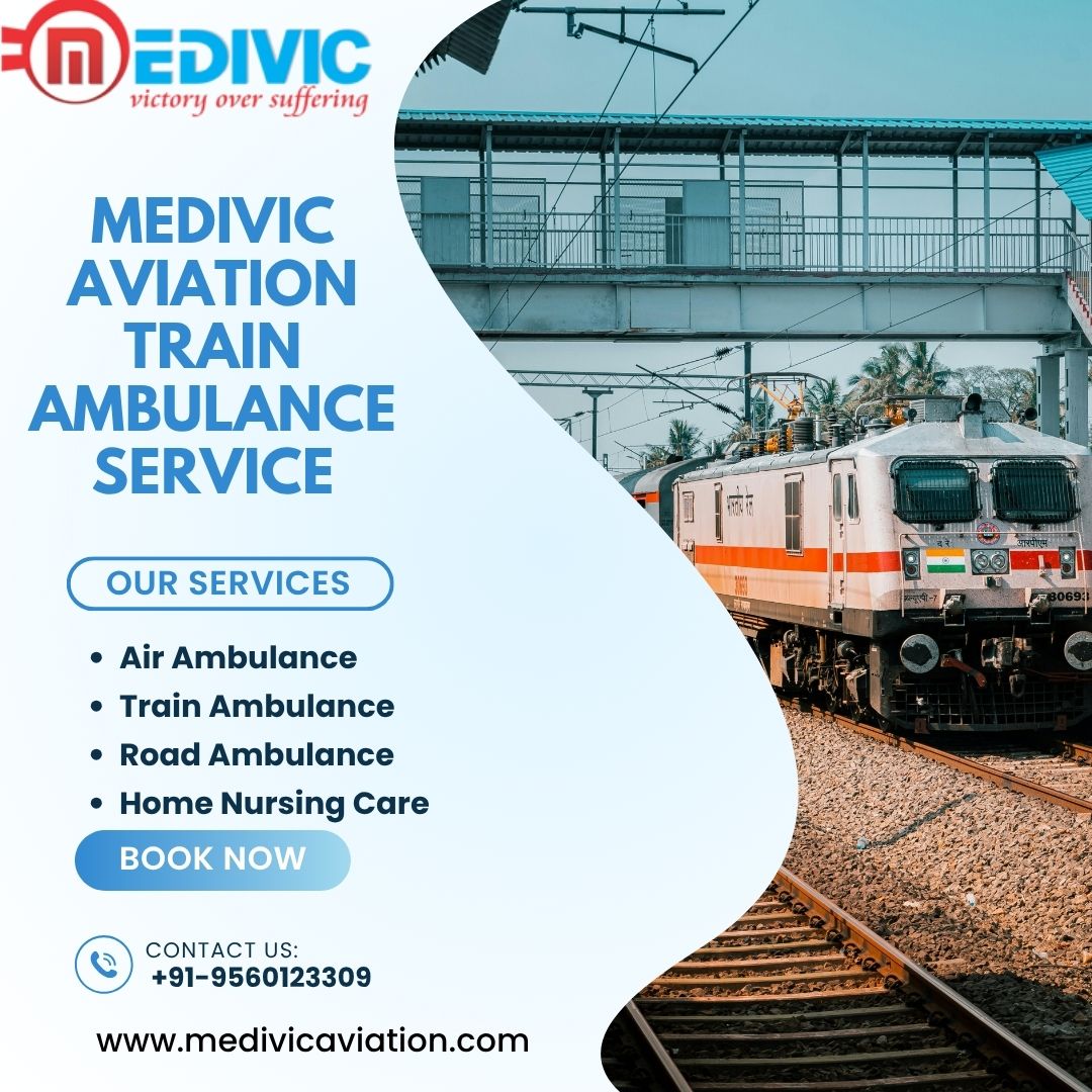 Medivic Aviation Train Ambulance from Ranchi – Select to Travel with Safety with Us