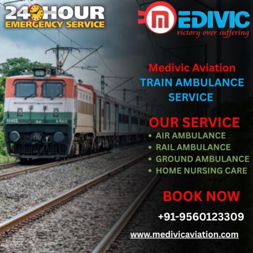 Medivic Aviation Provides Exceptional Medical Personnel in Train Ambulances in Patna