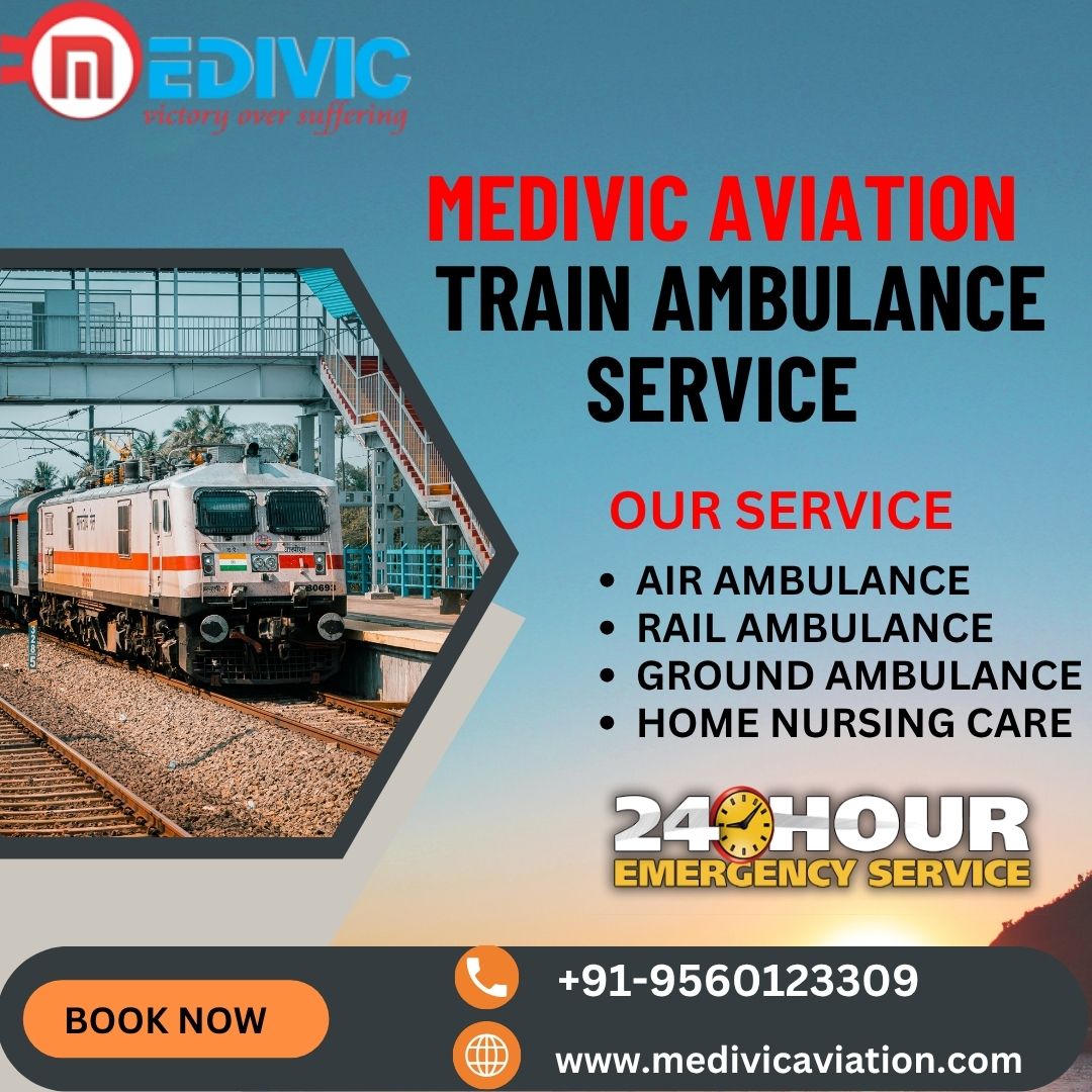 Medivic Aviation Train Ambulance in Mumbai to Bangalore Delivers Exceptional Care