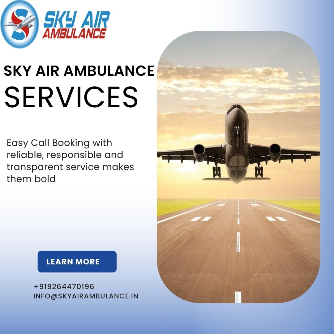 Secure Transport for Medical Patients with Sky Air Ambulance from Kolkata to Delhi