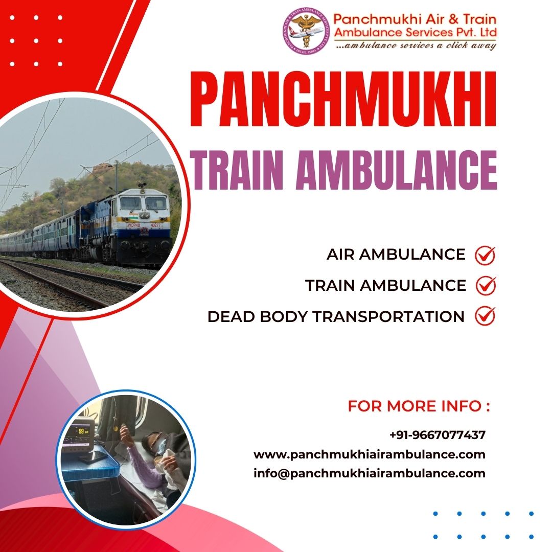 Take Low-cost Train Ambulance Service with Perfect Medical Care in Chennai