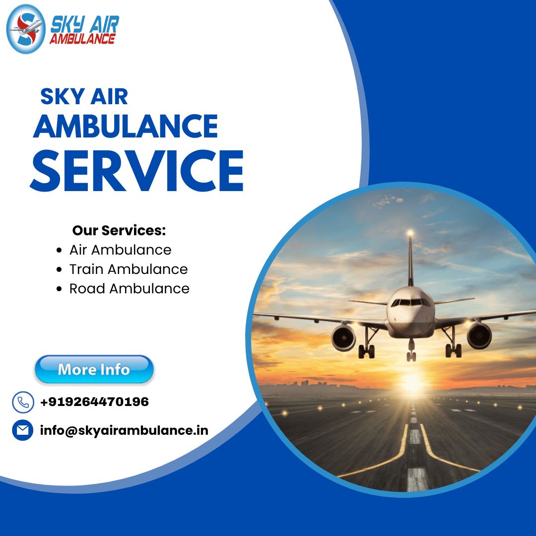 Sky Air Ambulance from Patna to Delhi is Always Available in Critical conditions
