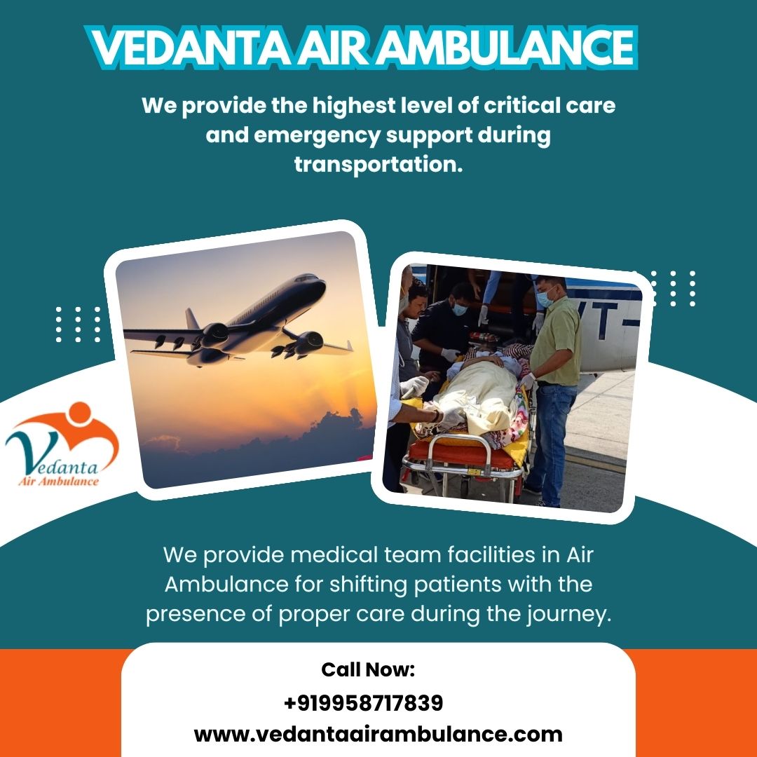 Choose the World-level Air Ambulance in Kolkata with an Advanced Medical Setup