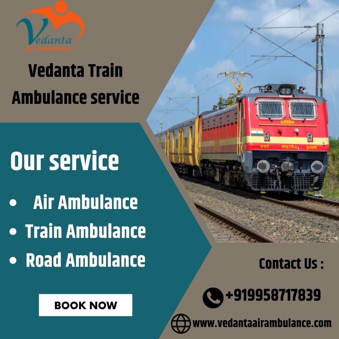 Choose Vedanta Train Ambulance from Pune to Delhi, safety and comfort guaranteed