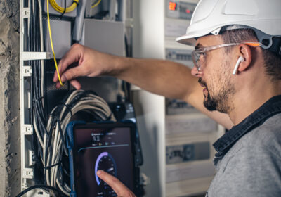 man-electrical-technician-working-switchboard-with-fuses