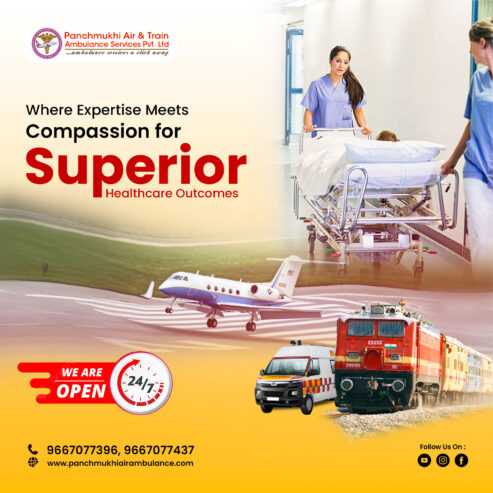 Train Ambulance in Guwahati with Modern Medical Setup
