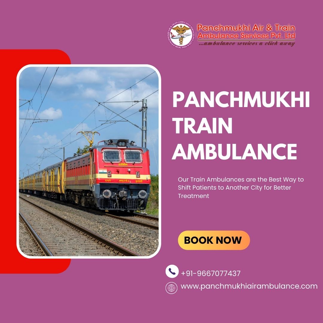 Train Ambulance from Patna for Quick Patient Transfer Service