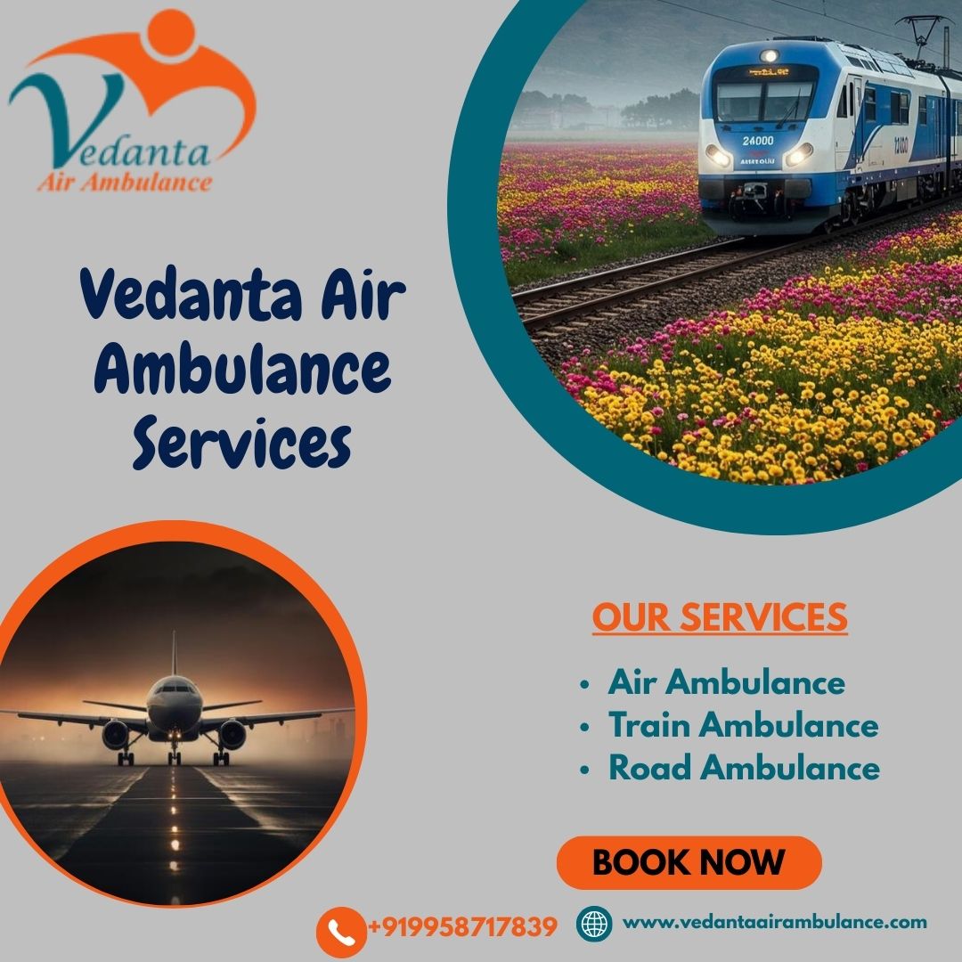 Vedanta Air Ambulance in Ranchi Provides Regular Assistance