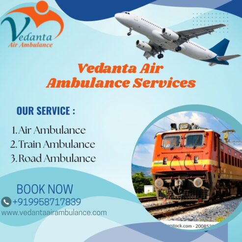 Vedanta Air Ambulance in Patna Provides Continuous Assistance at Affordable Prices