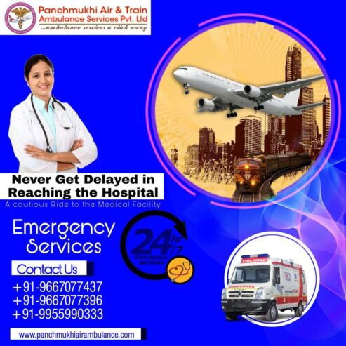 With Highly Advanced Medical Attachments, Hire Panchmukhi, a Splendid Air Ambulance in Kolkata