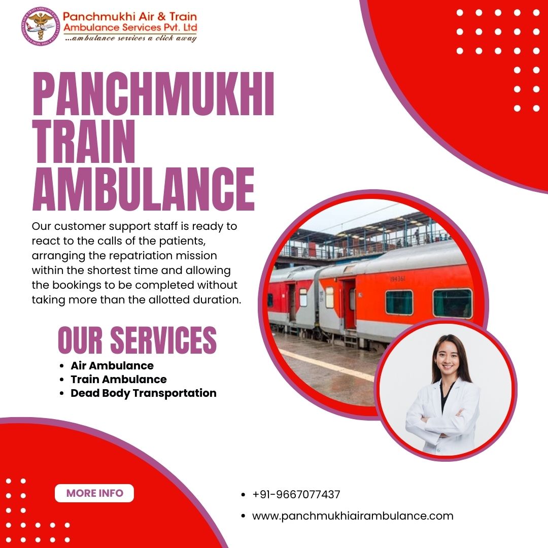 Train Ambulance from Patna with Essential Medical Treatment