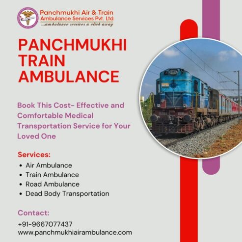 Train Ambulance in Kolkata with Superb Medical Accessories