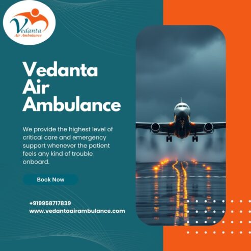 Vedanta Air Ambulance in Mumbai Offers Medical Professionals Onboard the Air Ambulance