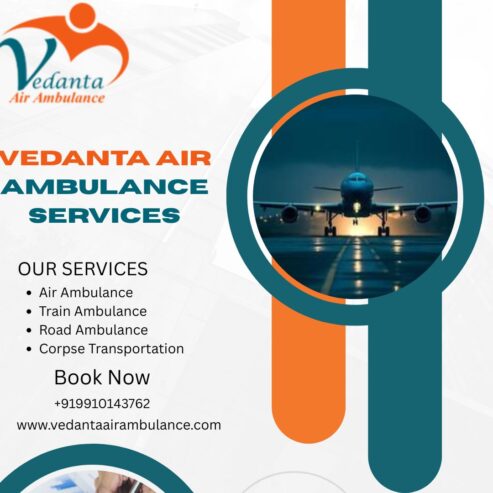 Vedanta Air Ambulance Services in Bangalore with a Team of Life-Saving Doctors