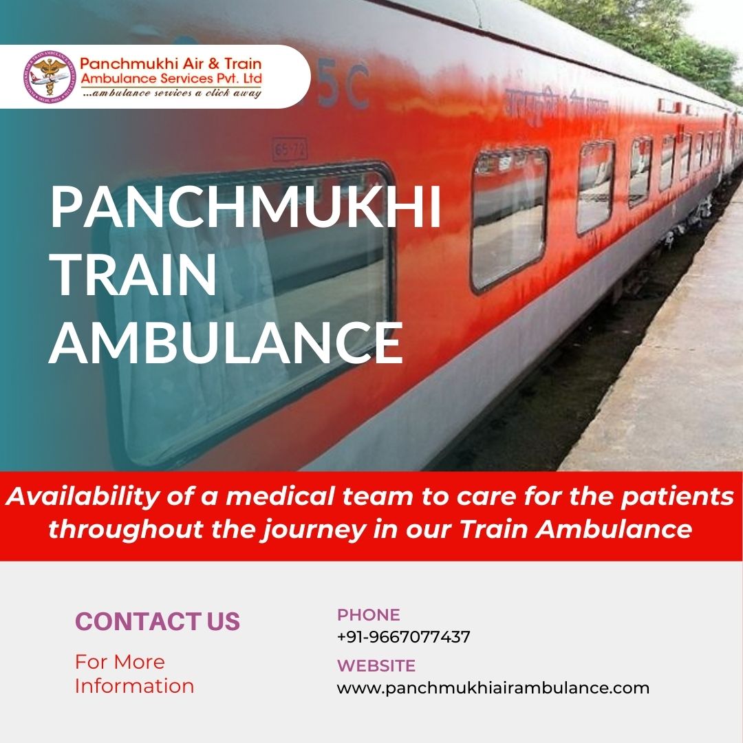 Low-cost Train Ambulance from Guwahati with Unique Medical Attention