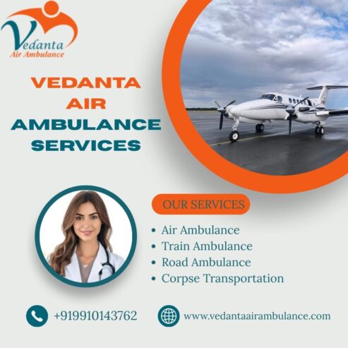 Vedanta Air Ambulance in Patna Responds Promptly To Emergencies