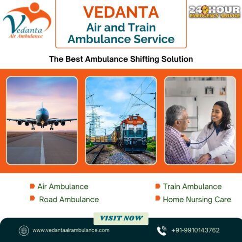 Vedanta Air Ambulance in Delhi Provides Specialist Doctors during the Transfer