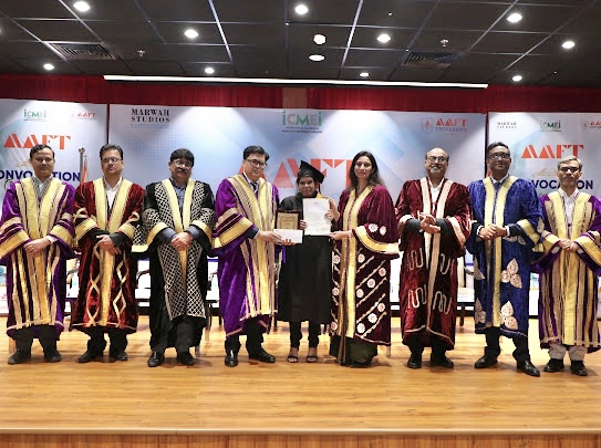 AAFT Celebrates Convocation of Its Historic 125th Batch at Marwah Studios