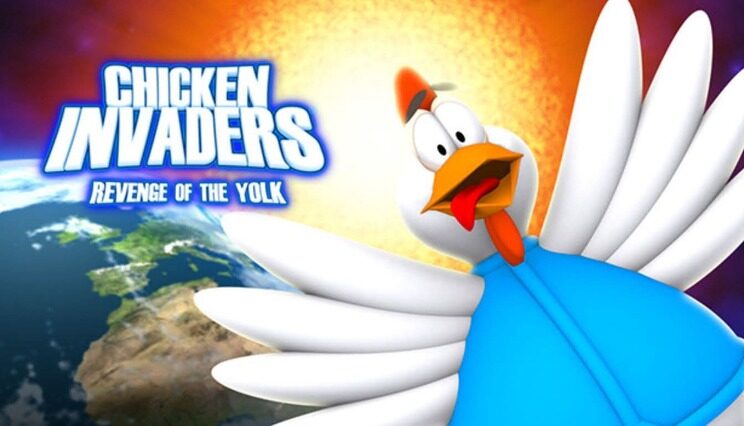 Chicken Invaders Laptop and Desktop Computer Game